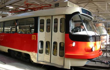 Столица начнет производство собственных трамвайных вагонов. Фото с сайта "Киевпастранс"