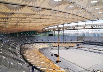 Работы на стадионе кипят. Фото с сайта ukraine2012.gov.ua