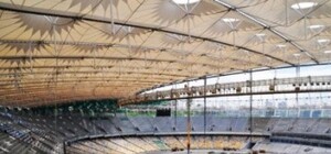 Монтаж уникальной крыши 