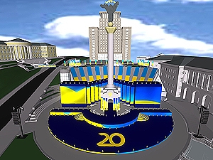 Так будет выглядеть сцена на Майдане. Фото с сайта kp.ua