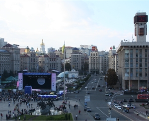 Майдан вновь станет спортивным центром столицы. Фото Максима Люкова. 