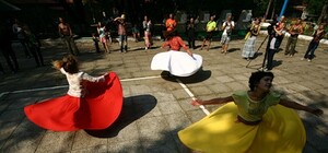 На этническом фестивале 