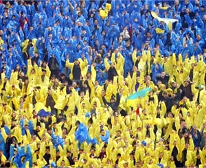 Фанаты игнорируют матч национальной сборной. Фото Федерации футбола Украины
