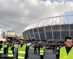 Сегодня - день открытия стадиона.
Фото: НСК "Олимпийский".