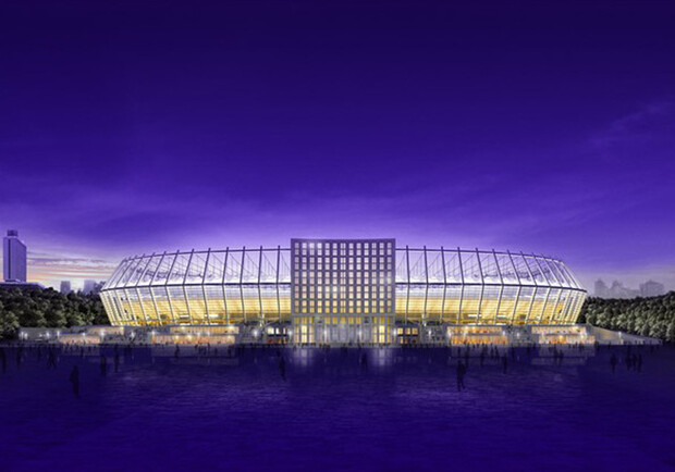 Сегодня - открытие стадиона.
Фото nsc-olymp.com