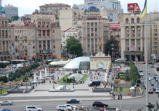 Глава комиссии по вопросам культуры предлагает выгнать "Майдан's" из центра Киева. Фото Николая Лещука