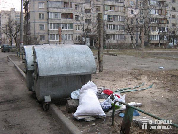 Киевлян будут уговаривать не мусорить. Фото автора