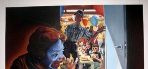 Создатель серии картин про клоуна Рональда Макдональда получил премию от PinchukArtCentre