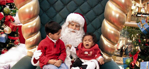 В Запорожье можно посидеть на коленях у Санты, как в западном фильме