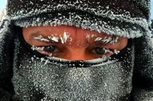 В такую погоду обморозить лицо - проще простого. Фото с сайта www.sxc.hu