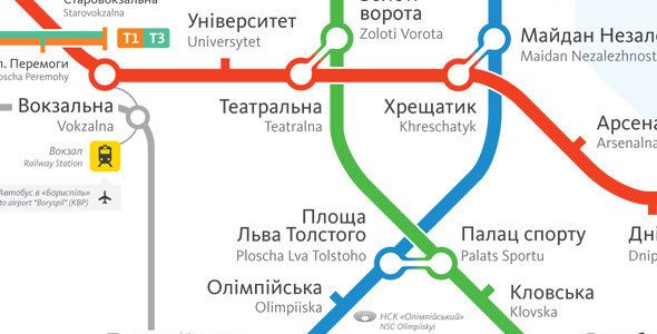Схема метро управленцам тоже не пришлась по вкусу. Фото с личной страницы Игоря Скляревского в "Фейсбуке"