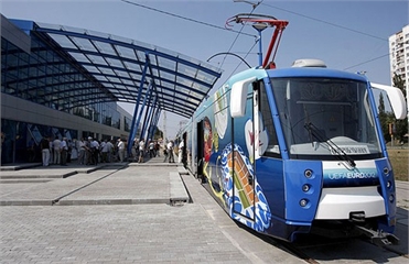 А как бы назвали трамвай вы? Фото с сайта kmv.gov.ua