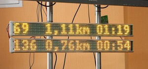 Отслеживать маршрутки будем с мобильных и на интерактивных табло