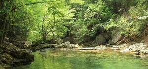 Большой каньон Крыма и водопад 