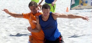 Скоро в Одессе стартует сезон пляжного футбола