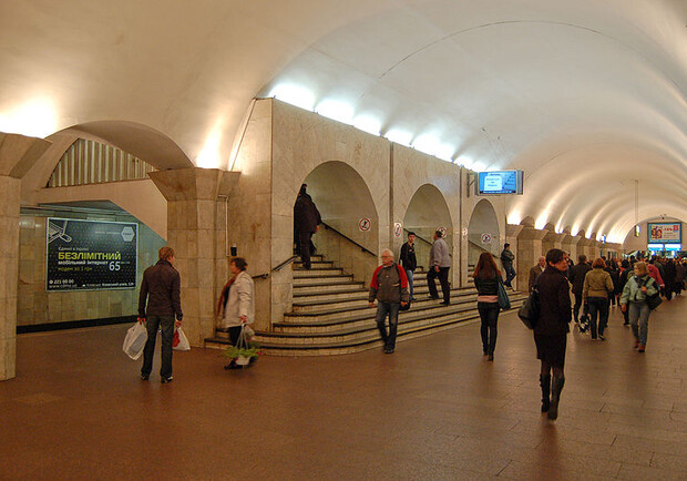 Киевляне месяц не смогут пользоваться станцией метро "Майдан Незалежности". Фото Amy/"Википедия"