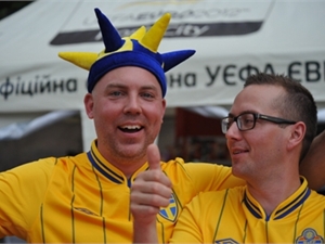 Шведы готовы к поединку. Фото с сайта ukraine2012.gov.ua