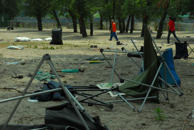 Куда же на самом деле пропали палатки шведов? Фото Олега Терещенко