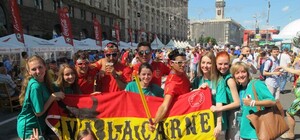 Как испанцы отрывались в столичной фан-зоне – фоторепортаж 