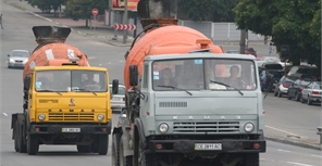 В Киеве возобновили запрет для грузовых авто. Фото Максима Люкова