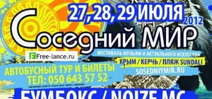 Разыгрываются 10 билетов на Соседний мир 2012 в Крыму – результаты третьего этапа