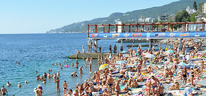 СЭС запретила купаться на Массандровском пляже