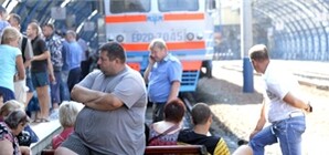 Харьковчане преградили путь комфортабельной электричке в Белгород