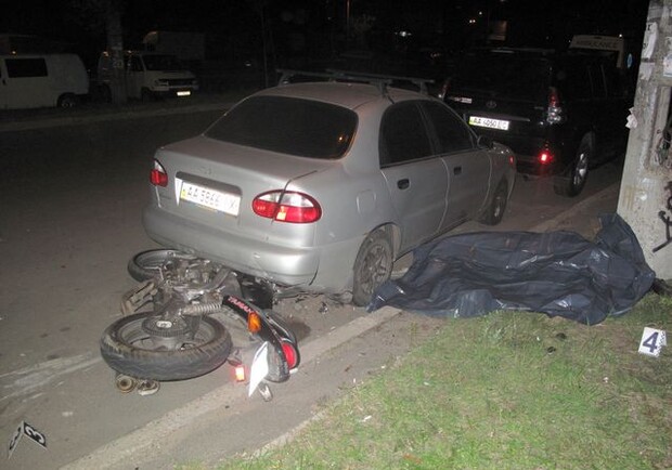Мотоциклист не смог справиться с управлением. Фото с сайта ГАИ