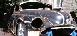 Донецкий изобретатель делает роскошный хот-род из ржавого ЗИМа и старых кастрюль