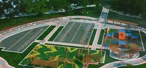 В парке Щербакова строят супер-площадку для роллеров, велосипедистов и паркурщиков