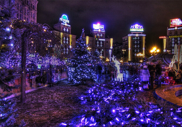 Новость - События - Центр Киева украсят праздничной иллюминацией