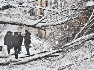 В Киеве ожидается "Снежный апокалипсис-2". Фото: УНИАН