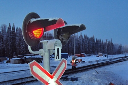 На переезде под Киевом поезд протаранил автомобиль. Фото с сайта gorodkiev.com.ua