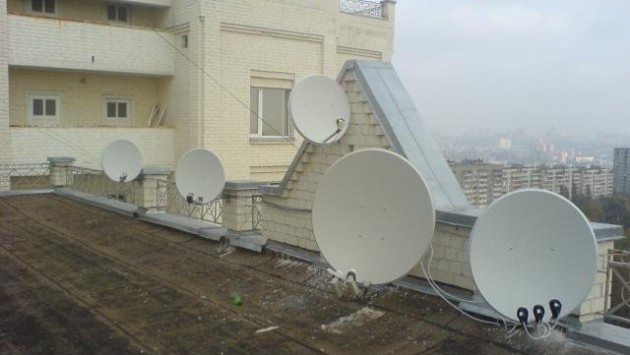 Антенны могут ликвидировать с киевских крыш. Фото: mediasat.net.ua