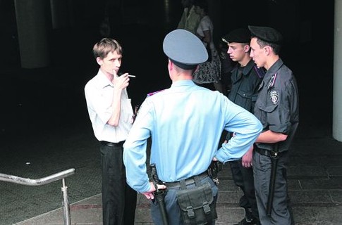 За месяц действия закона милиция оштрафовала более полутора тысяч киевлян. Фото reaction.org.ua