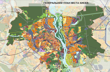 Генеральный план города Киева. Фото с сайта gorodua.net