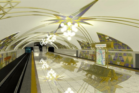 Такой, если верить проекту, будет станция метро "Теремки". Фото: obozrevatel.com