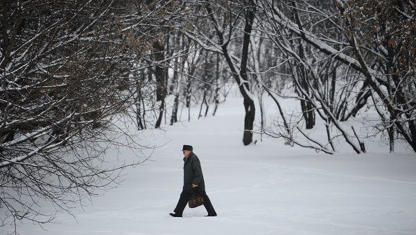 В первой половине дня - снег. Фото: ria.ru