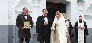 Александр Попов сегодня обвенчался