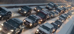 Долгая дорога домой. В Киеве обещанные пробки