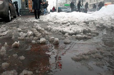 Киеву следует опасаться таяния снега. Фото: segodnya.ua