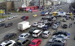 Так выглядел бульвар сразу после ДТП. Фото: videoprobki.ua