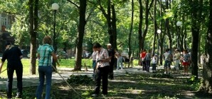 В Кулиничах прошел субботник