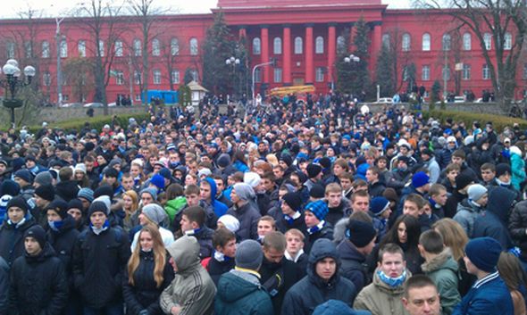 Обычно, митинги в поддерку Павличенко проходят мирно.Фото: svit24.net 