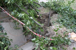 Оползни атакуют Киев. Фото: svidomo.org