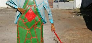 На Русановской набережной поставят памятник бабке с тележкой