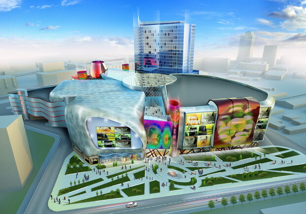 Трогвоый центр планируют построить к 2015 году. Фото: bhg.kiev.ua