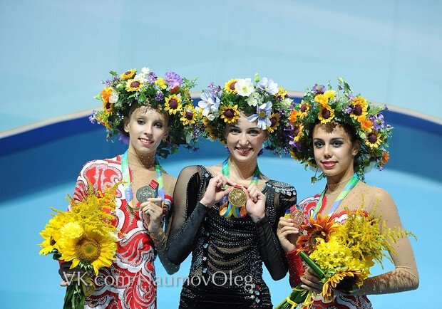 Украинку-чемпионку "поздравили" российским гимном. Фото: vk.com/naumovoleg