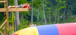 В экстрим-парке установят подушку для экстремальных  прыжков