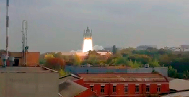 Киев - город летающих церквей. Фото: скриншот видео